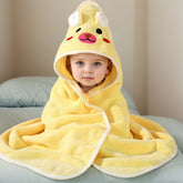 Baby Yellow Animal Hooded Bath Towel