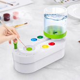 2-in-1 Paint Brush Cleaner - Portable Cleaning Cup
