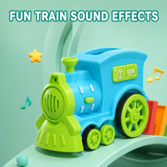 Automatic Domino Train Building Toy