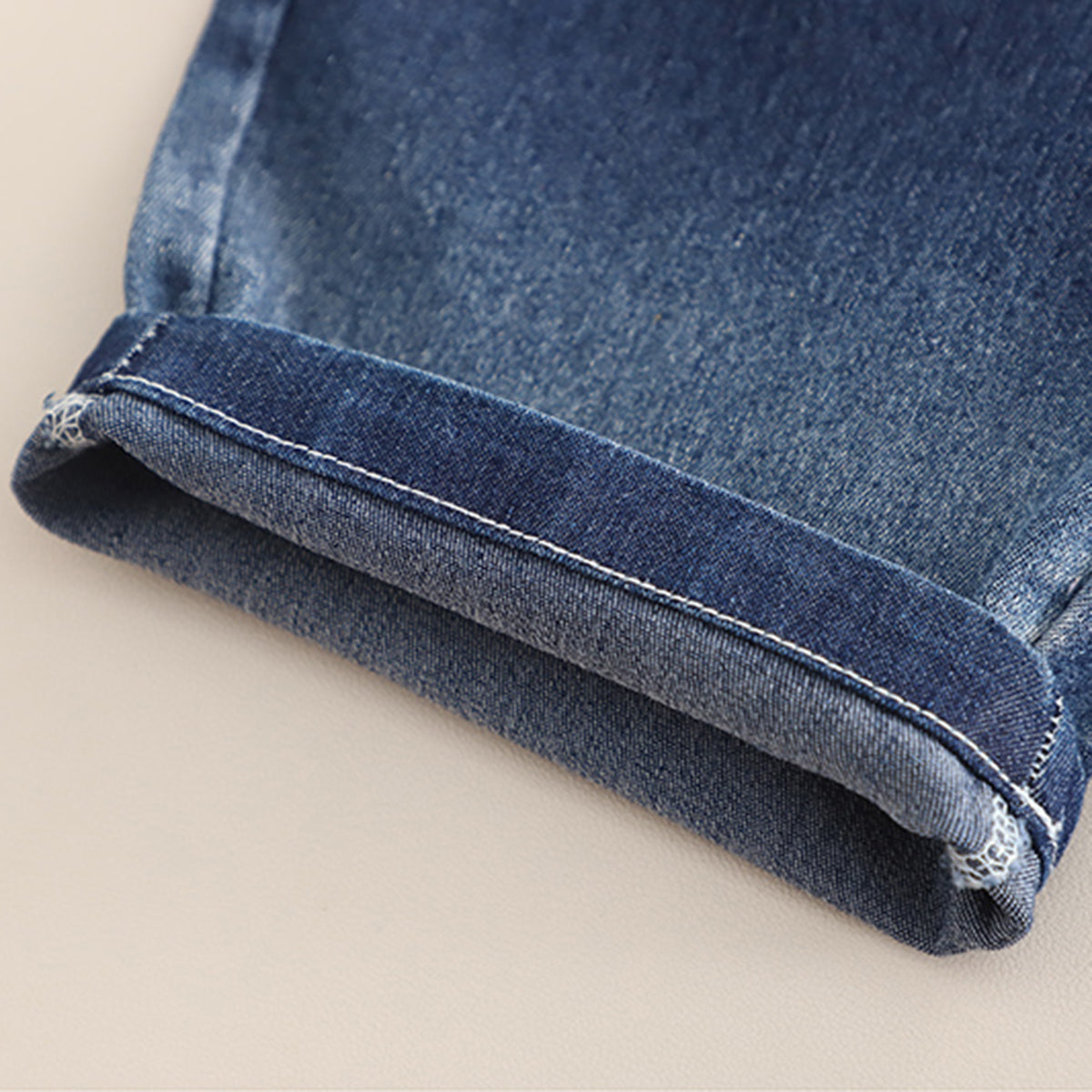 Boys Blue Denim Short Sleeves Shirt And Shorts  With Inner Tee Set