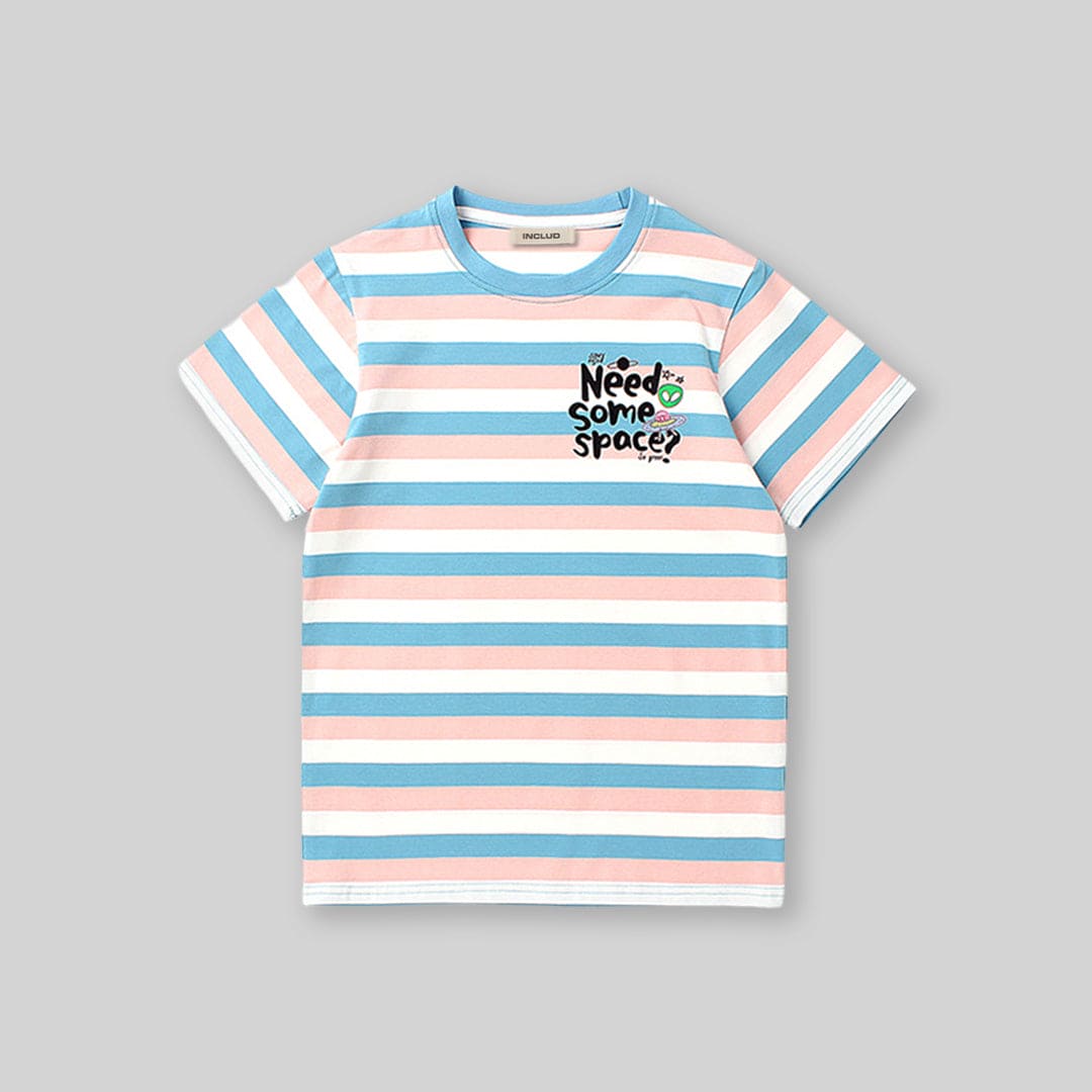 Boy Striped Short Sleeves T-Shirt