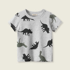 Boys All Over Dinosaur Print T-shirt