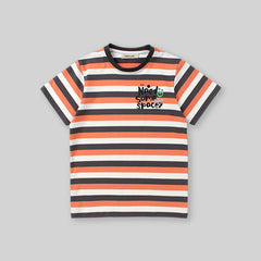 Boy Striped Short Sleeves T-Shirt