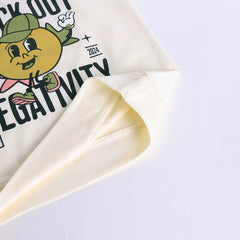 Boys Beige Typographic Printed Short Sleeve T-shirts With Elasticated Shorts Sets