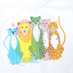 Boys Animal Print Short Sleeve T-Shirt