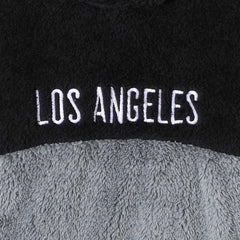 Boys Black Typographic Embroidered Sweatshirt With jogger Sets