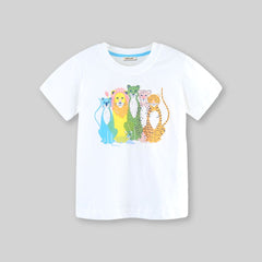 Boys Animal Print Short Sleeve T-Shirt