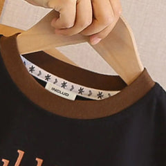 Boys Black Typographic Printed Sleeveless T-Shirt With Shorts Sets