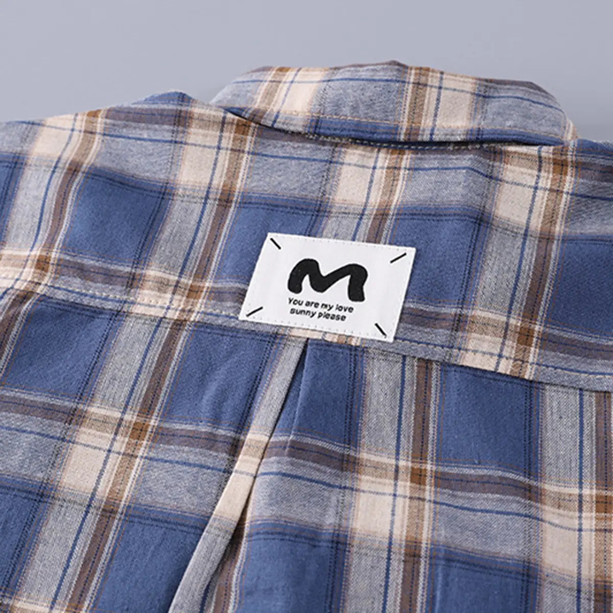 Boys Blue Checked Short Sleeve Shirt With Printed T-Shirt And Shorts Sets