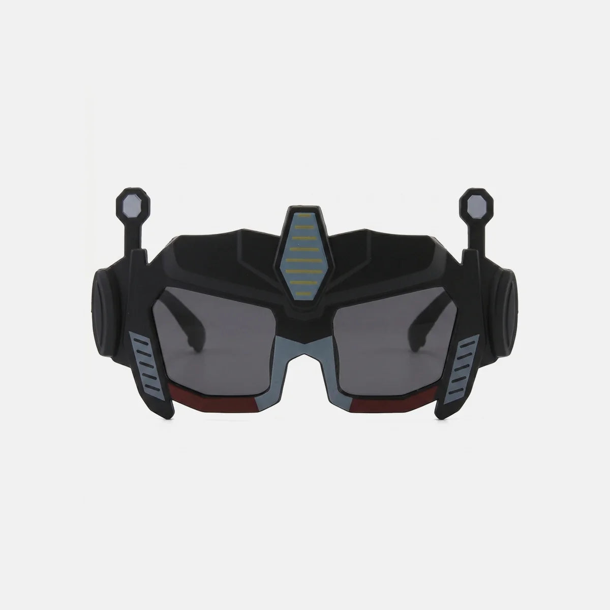 Boys Black Robot Motif Sunglasses