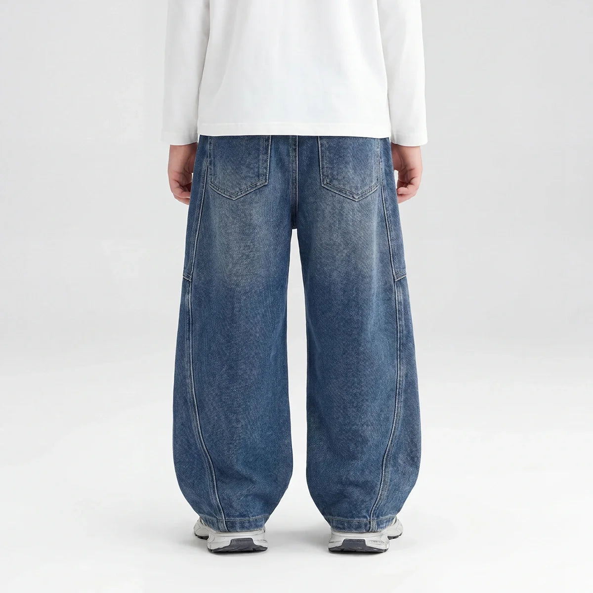 Boys Blue Loose Fit Denim Jeans