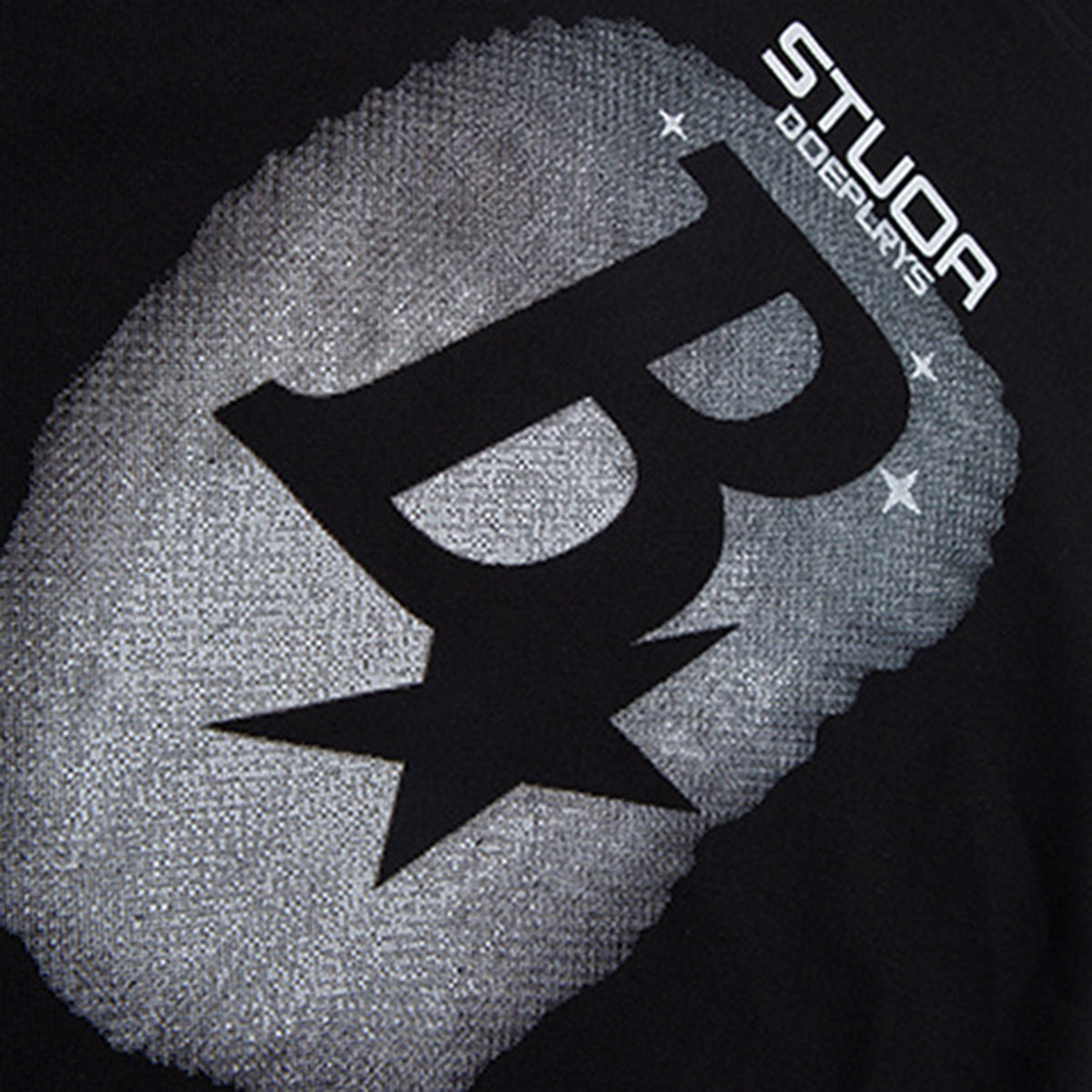 Boys Black Star Printed Summer Oversized T-Shirt With Shorts Set