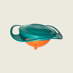 Baby Green Gyroscope No-Spill Bowl