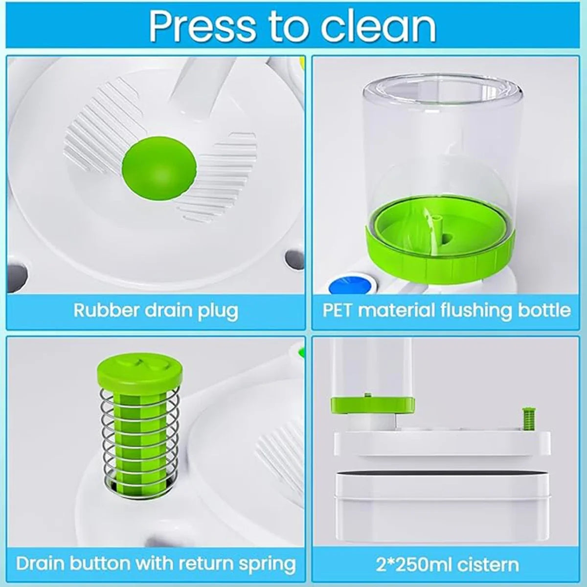 2-in-1 Paint Brush Cleaner - Portable Cleaning Cup