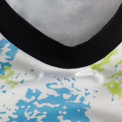 Boys Black Abstract Print T-Shirt With Shorts Set