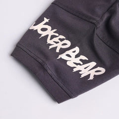 Boys Black Typographic Printed Short Sleeve T-Shirt With Elasticated Shorts Sets