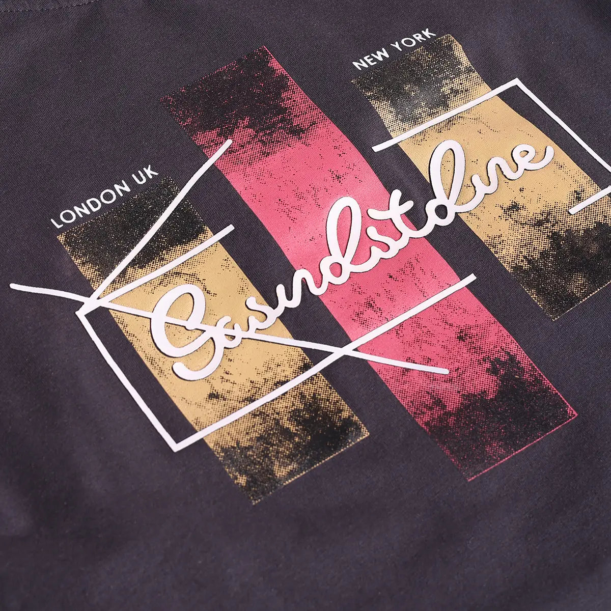 Boys Black Typographic Printed Short Sleeve T-Shirt With Elasticated Shorts Sets