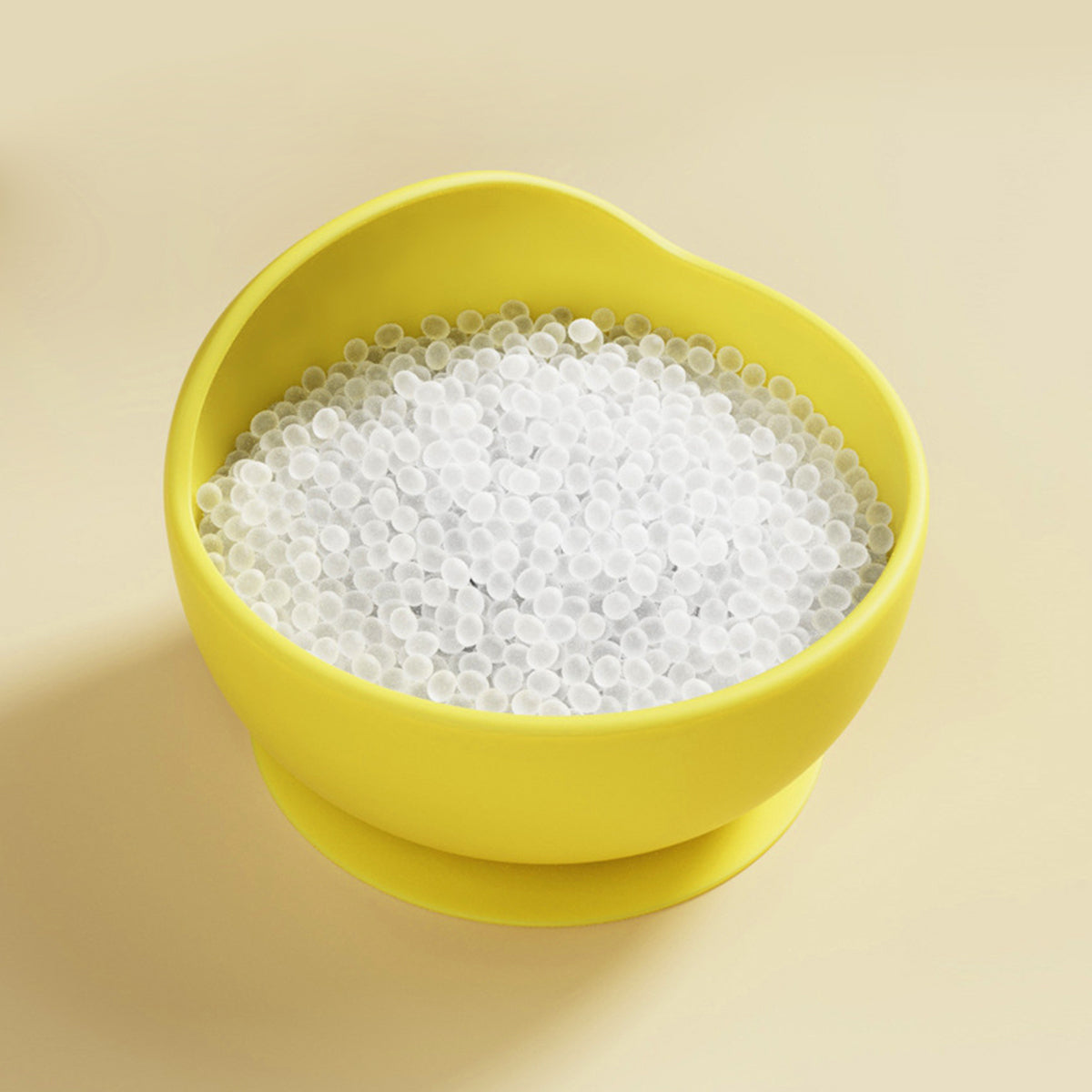 Baby Yellow Ramen Noodle Shaped Silicone Bowl