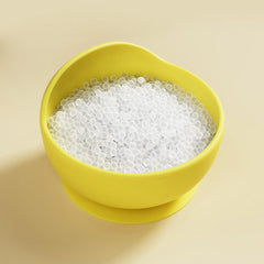 Baby Yellow Ramen Noodle Shaped Silicone Bowl