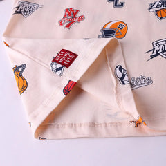 Boys Apricot AOP Graphics Short Sleeve T-Shirt With Elasticated Shorts Sets