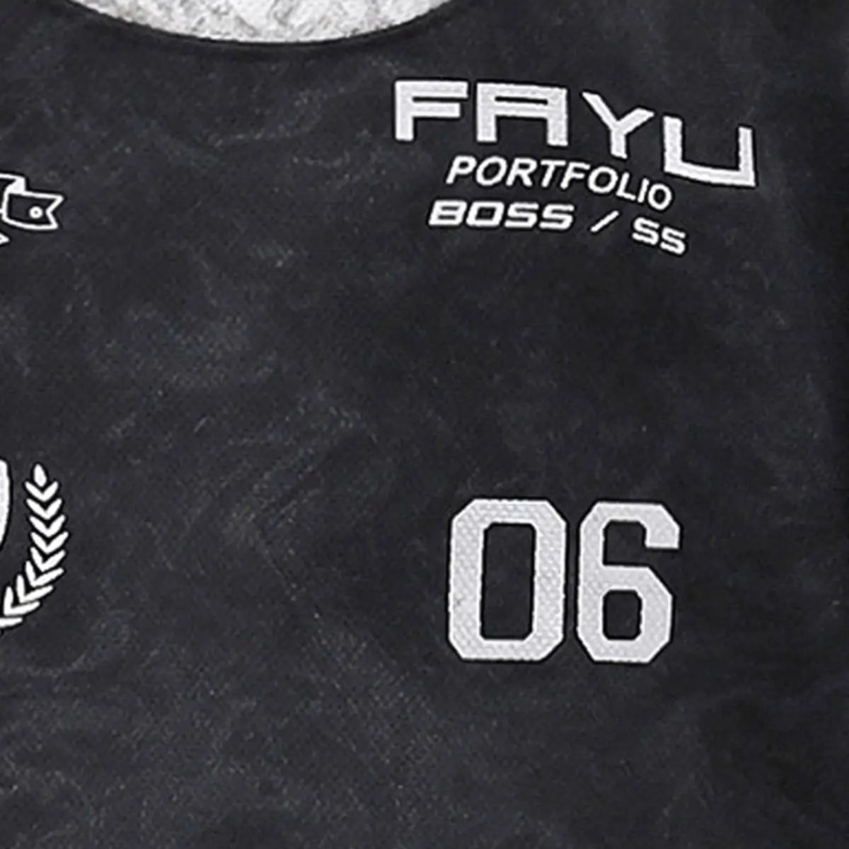 Boys Black Abstract Print T-Shirt With Shorts Co-ord Sets