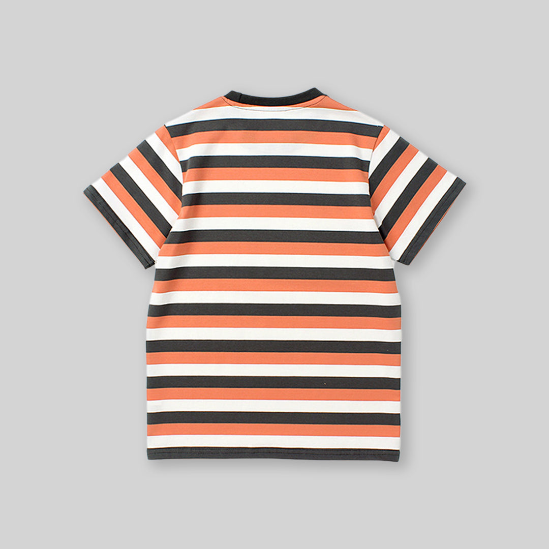 Boy Striped Short Sleeves T-Shirt