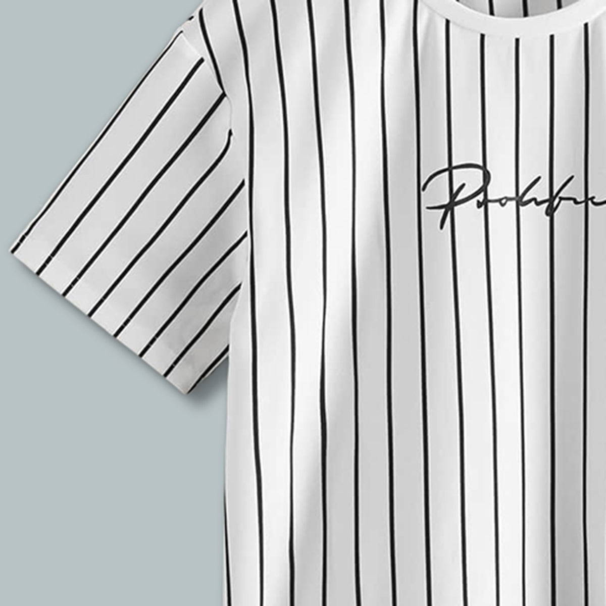 Boys Black And White Striped Short Sleeves T-Shirt ( Pack Of 2 )