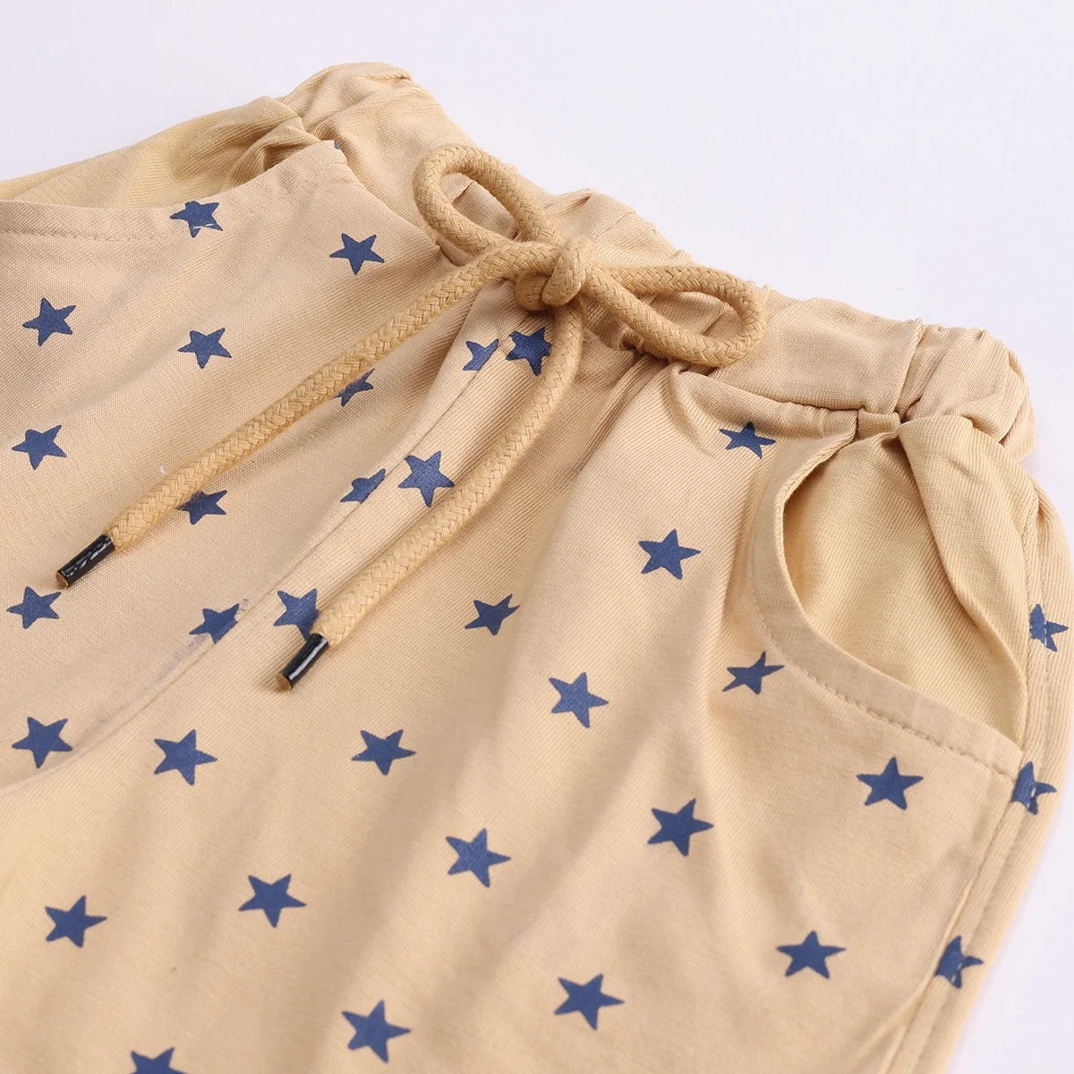 Boys Apricot Captain Typography Vest With Drawstring Shorts Sets