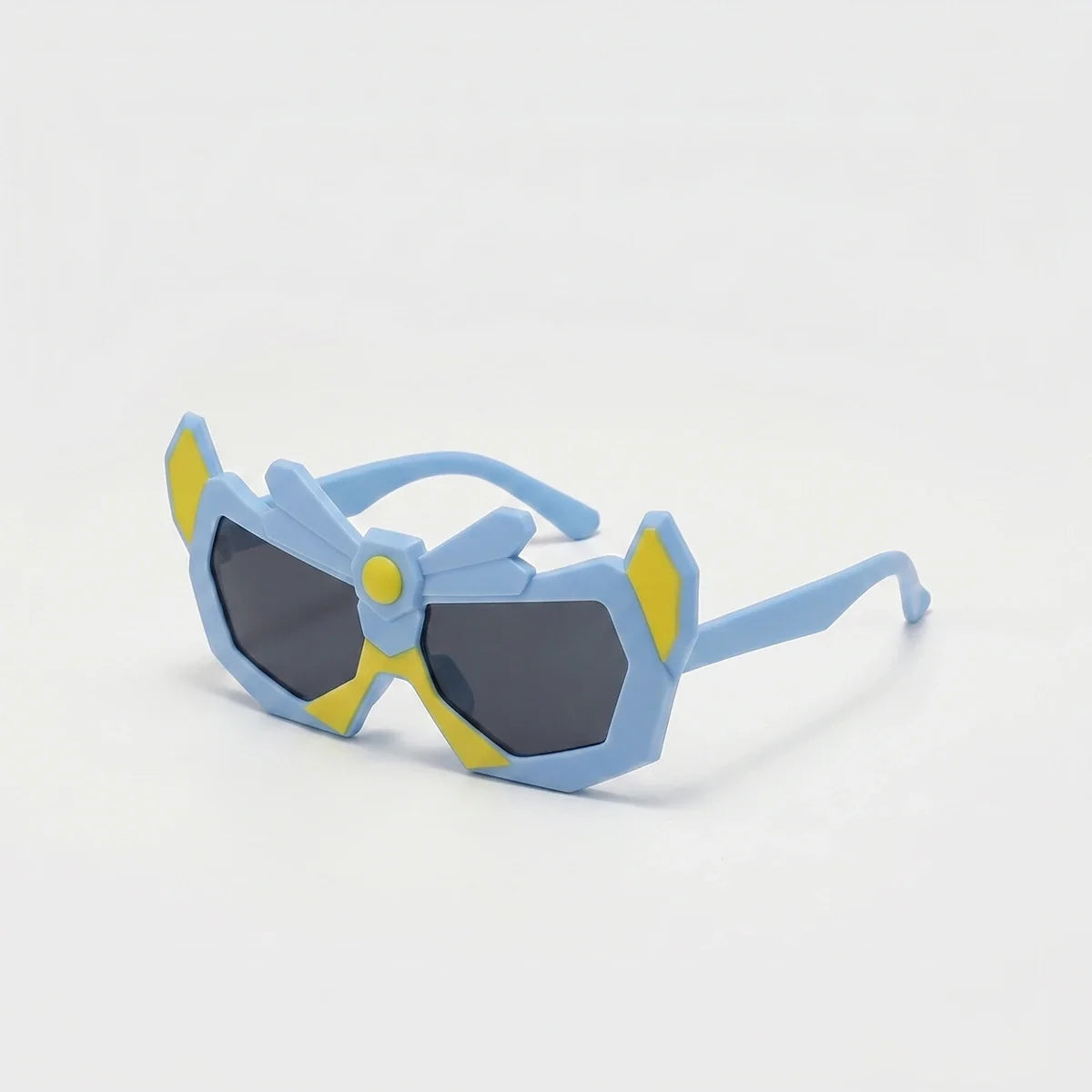 Boys Blue Cat Motif Sunglasses