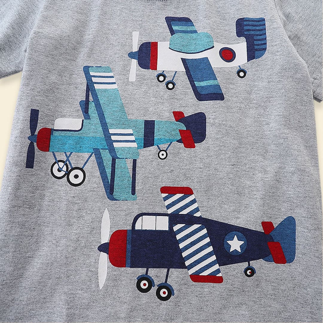 Boys Air Craft Print T-shirt