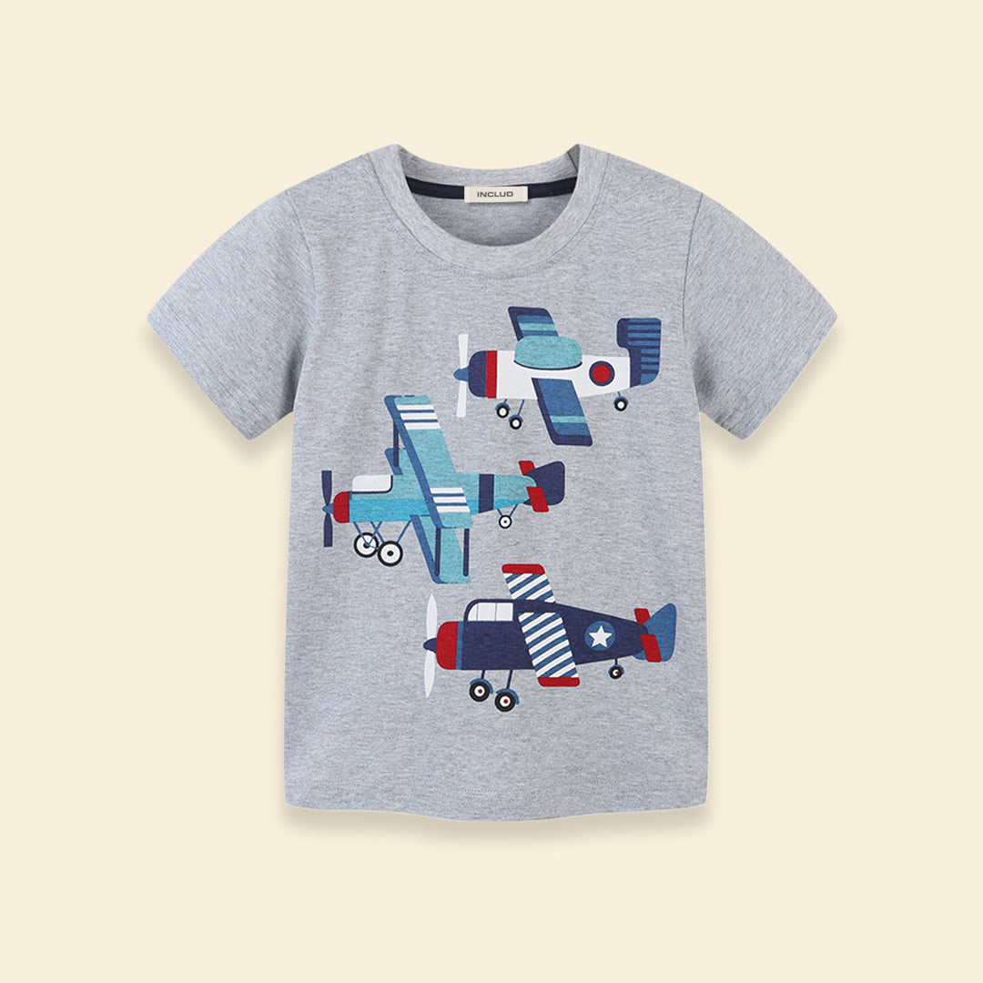 Boys Air Craft Print T-shirt