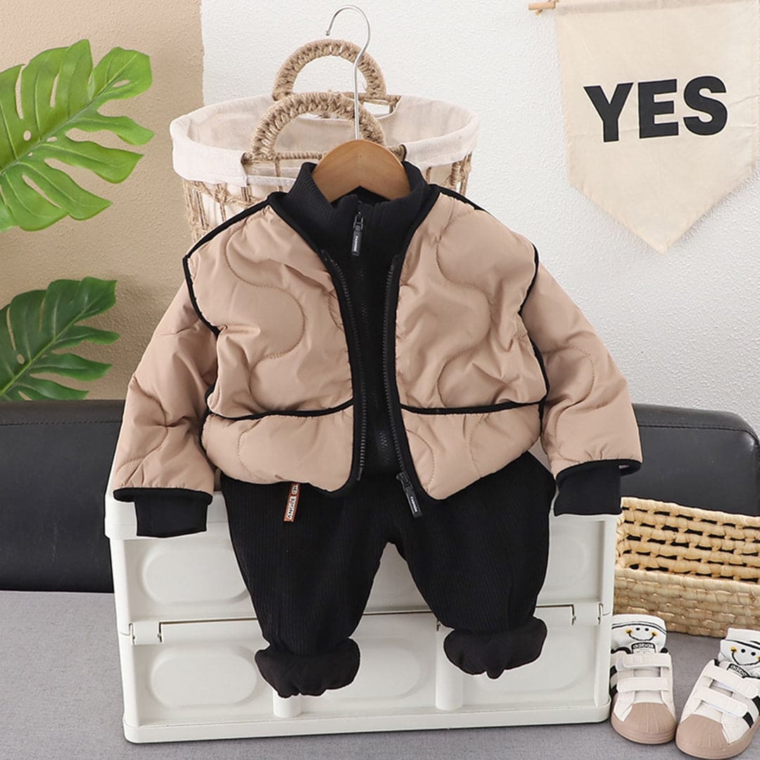 Boys 3 Piece Set Jacket & Joggers Set