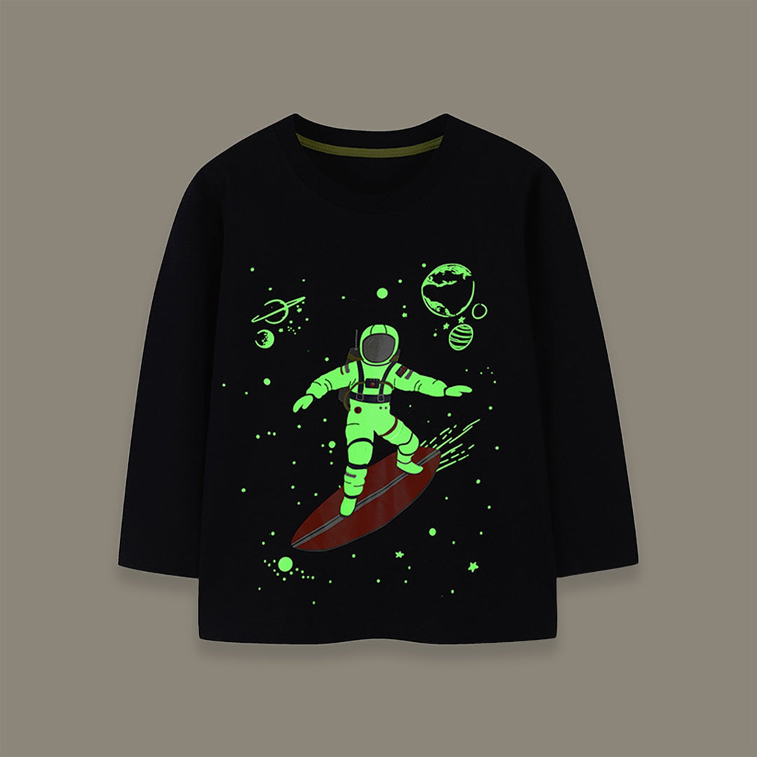 Boys Astronaut Print T-shirt