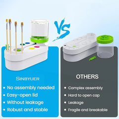 2-in-1 Paint Brush Cleaner - Portable Cleaning Cup