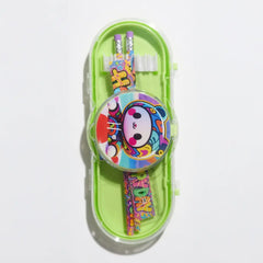 Animal Cartoon Pencil Case with Stationery -Kids School Organizer