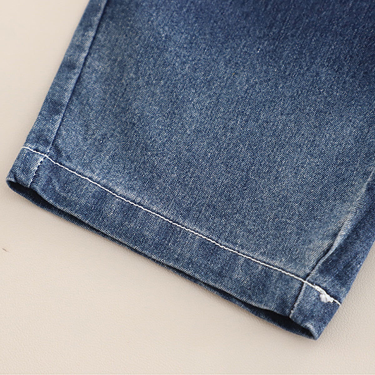 Boys Blue Denim Short Sleeves Shirt And Shorts  With Inner Tee Set