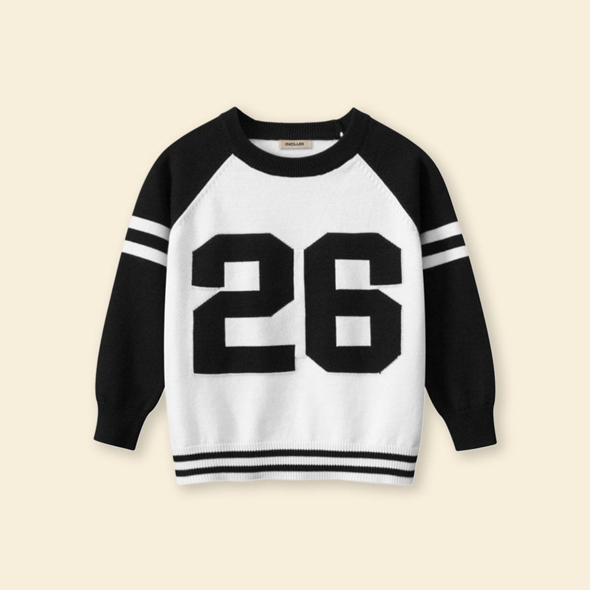 Boys Black Long Sleeves Pullover