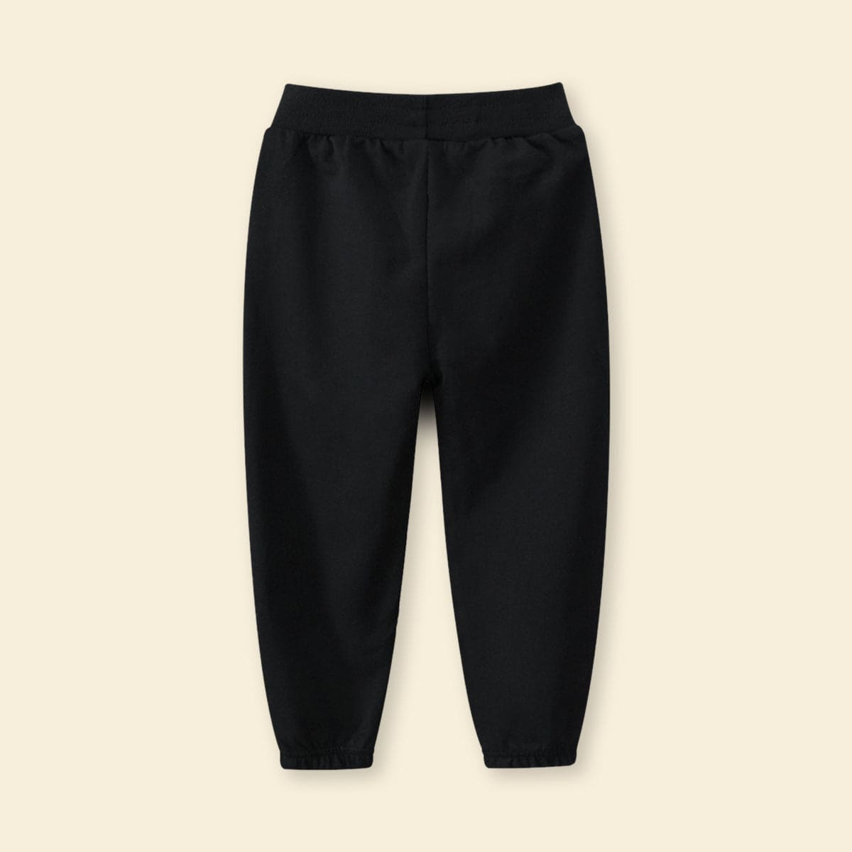 Boys Black Regular Elasticated Trouser
