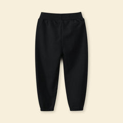 Boys Black Regular Elasticated Trouser