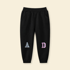 Boys Black Regular Elasticated Trouser