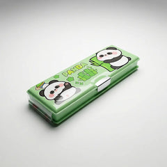 3D Squishy Panda Pop Eye Magnetic Pencil Box for Kids