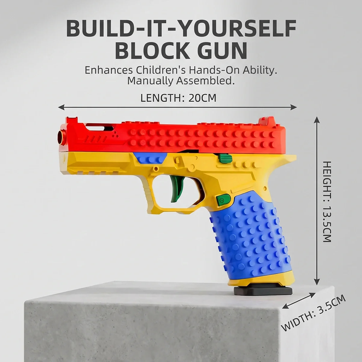 Block Blaster Builder -Soft bullet toy gun