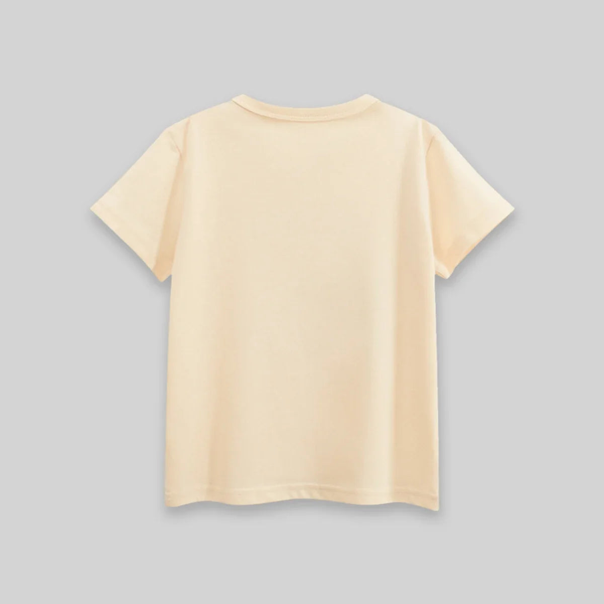 Boys Beige Puppy Print Short Sleeve T-Shirt