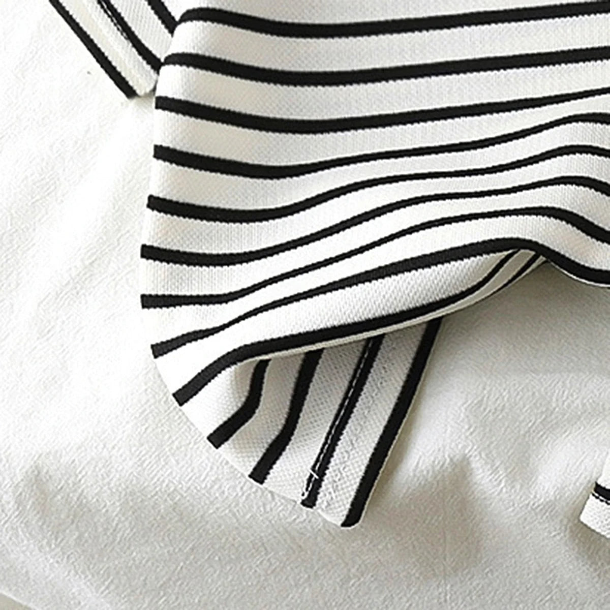 Boys Black Striped Short Sleeve T-Shirt With Shorts Sets