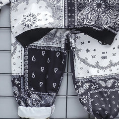 Boys Black Paisley Printed Sweatshirt & Joggers Co-ord Sets