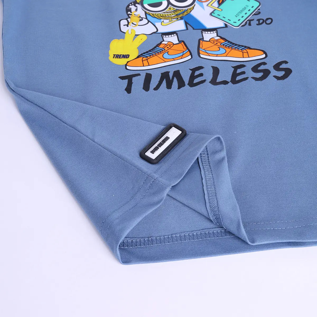 Boys Blue Graphic Short Sleeve T-Shirt With Elasticated Cargo Shorts Sets
