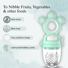 Baby Sea Green Fruit & Vegetable Silicone Teether Stick