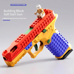 Block Blaster Builder -Soft bullet toy gun