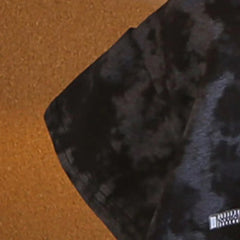 Boys Black Graphics & Tie-dye Printed T-Shirt With Cargo Shorts Sets