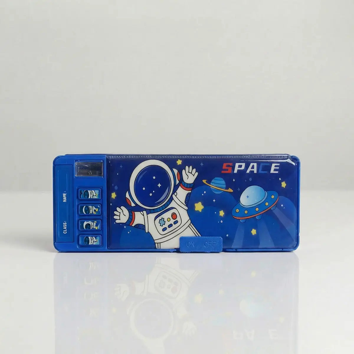 Astronaut Space Adventure Pencil Case Kids School Stationery Box